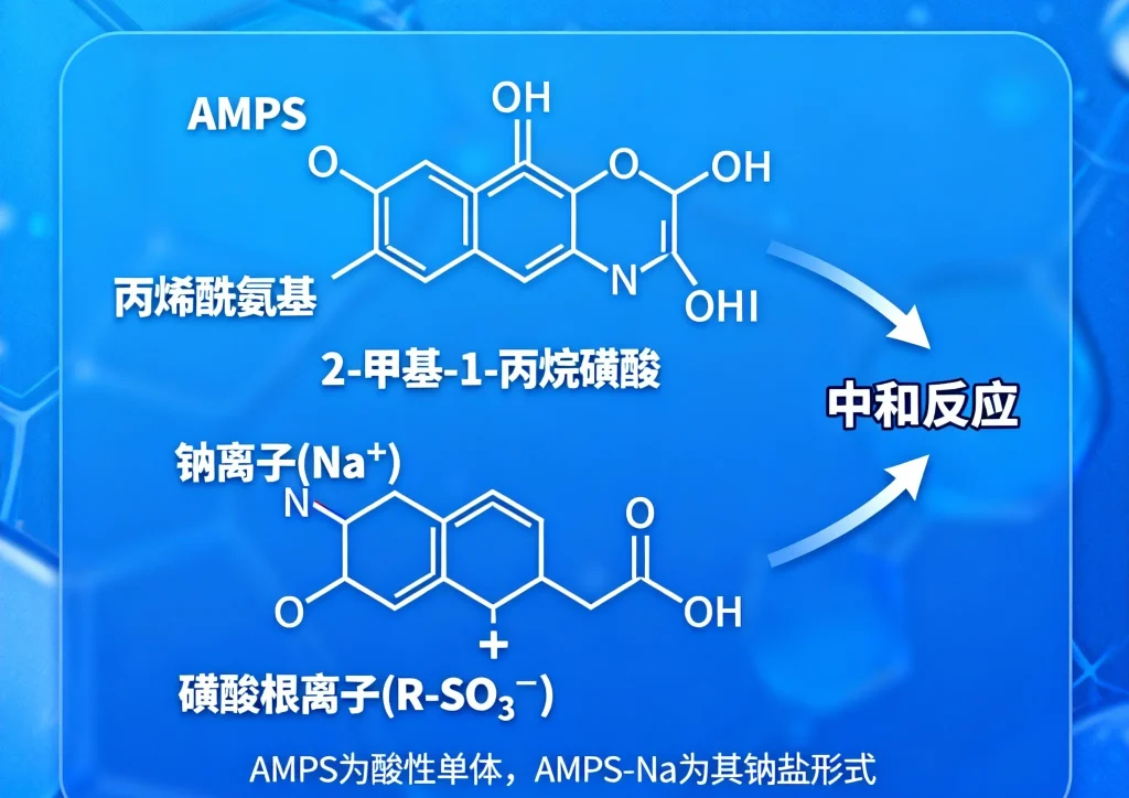 2 丙烯酰氨基 2 甲基 1 丙烷磺酸amps amps na