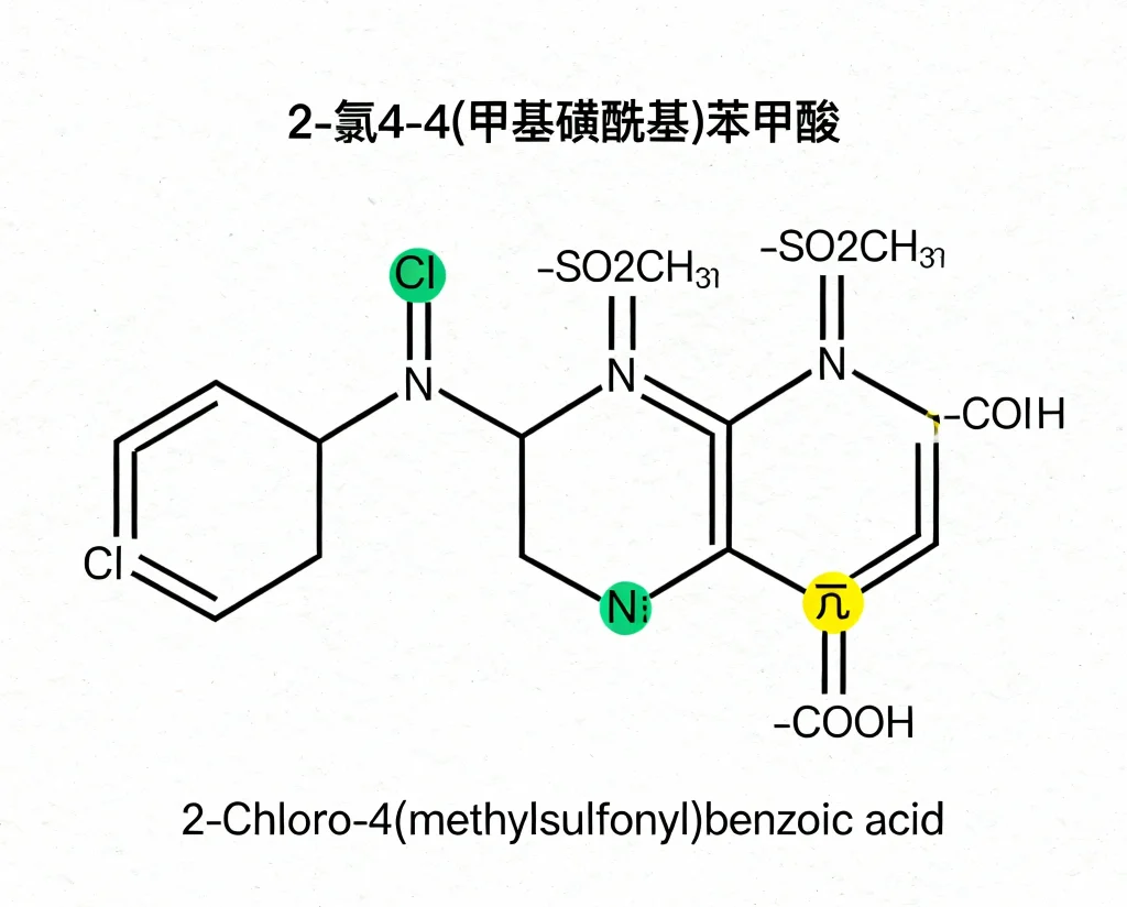 2 氯 4 甲基磺酰基苯甲酸