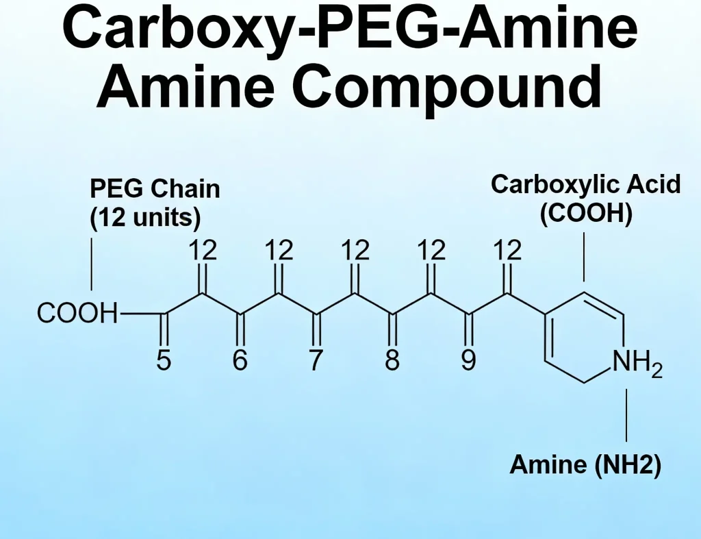 capeg12 carboxy peg amine compound 1