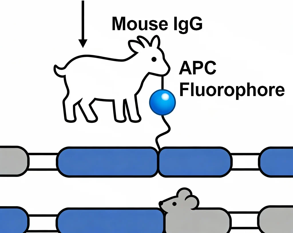 goat anti mouse igg hl apc 2
