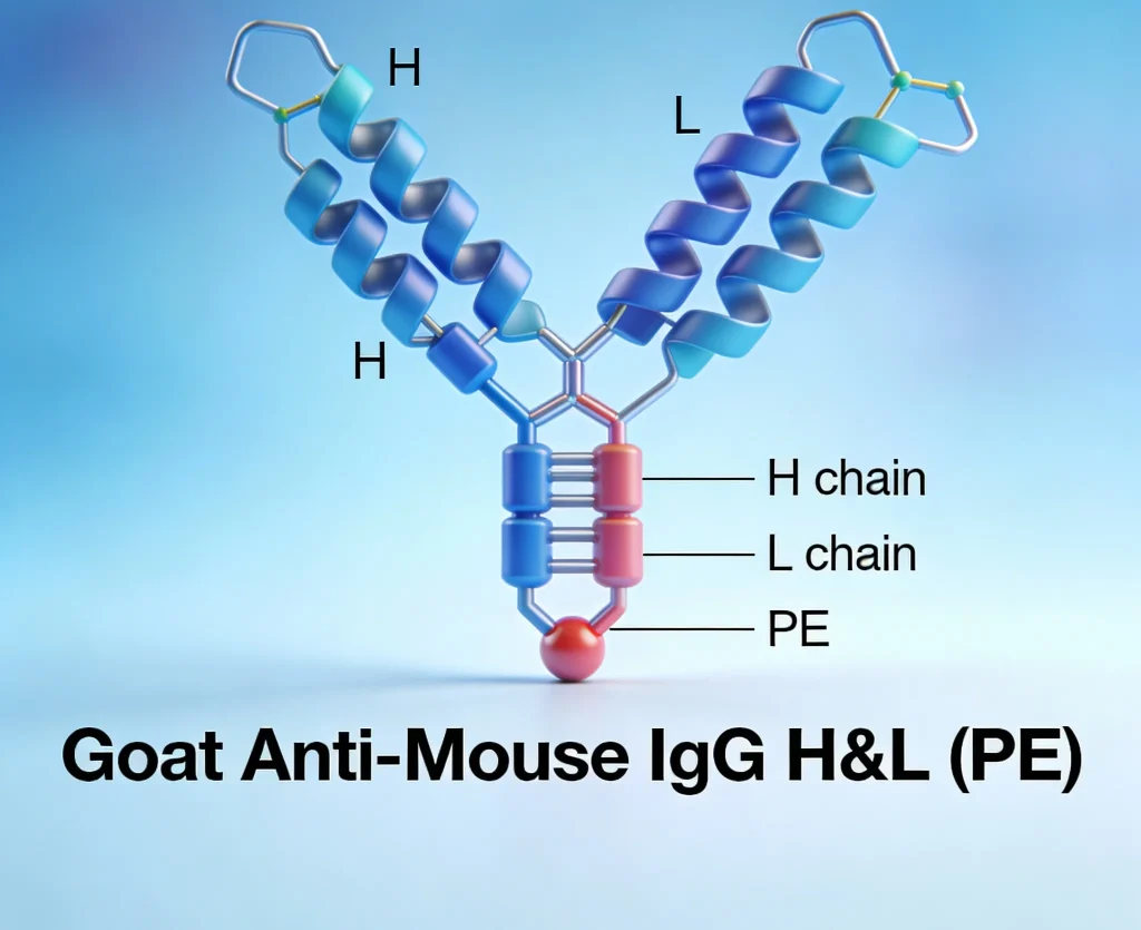 goat anti mouse igg hl pe