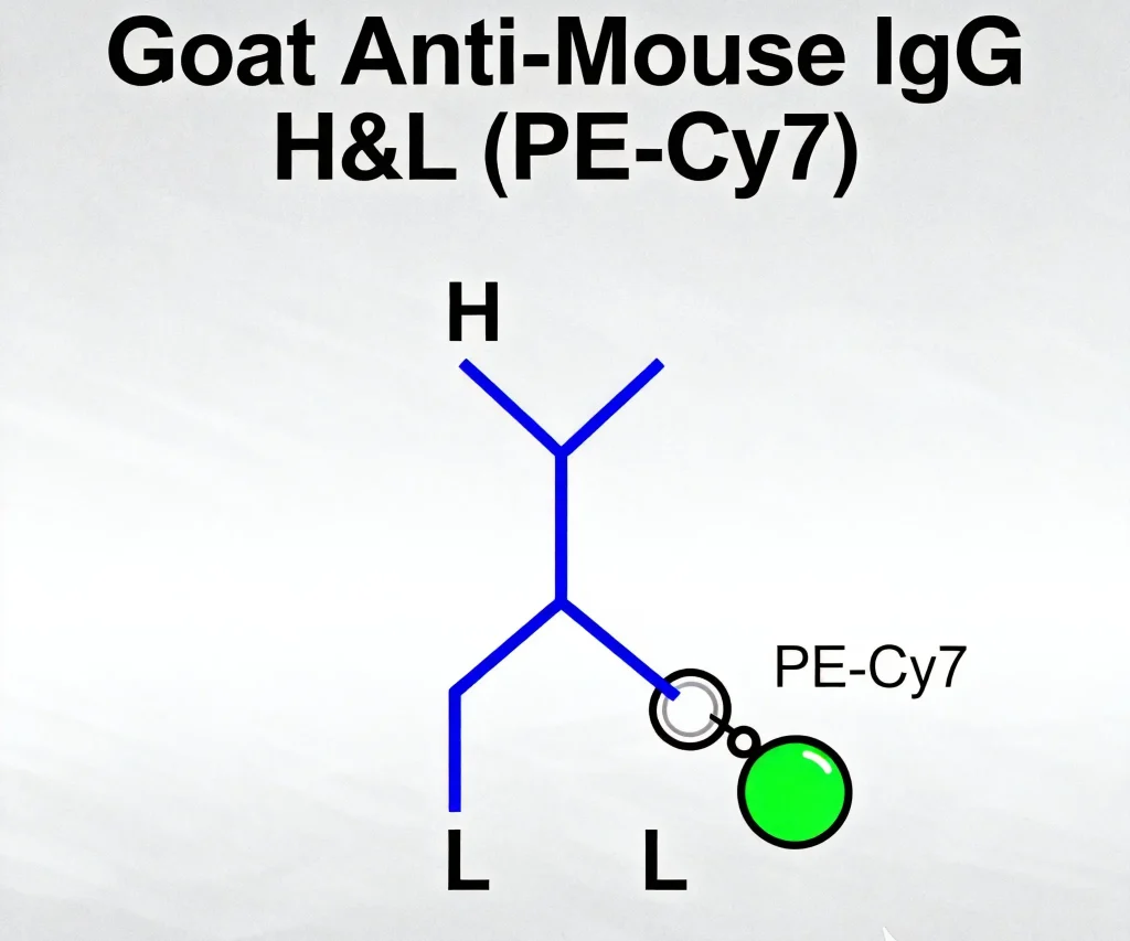 goat anti mouse igg hl pe cy7