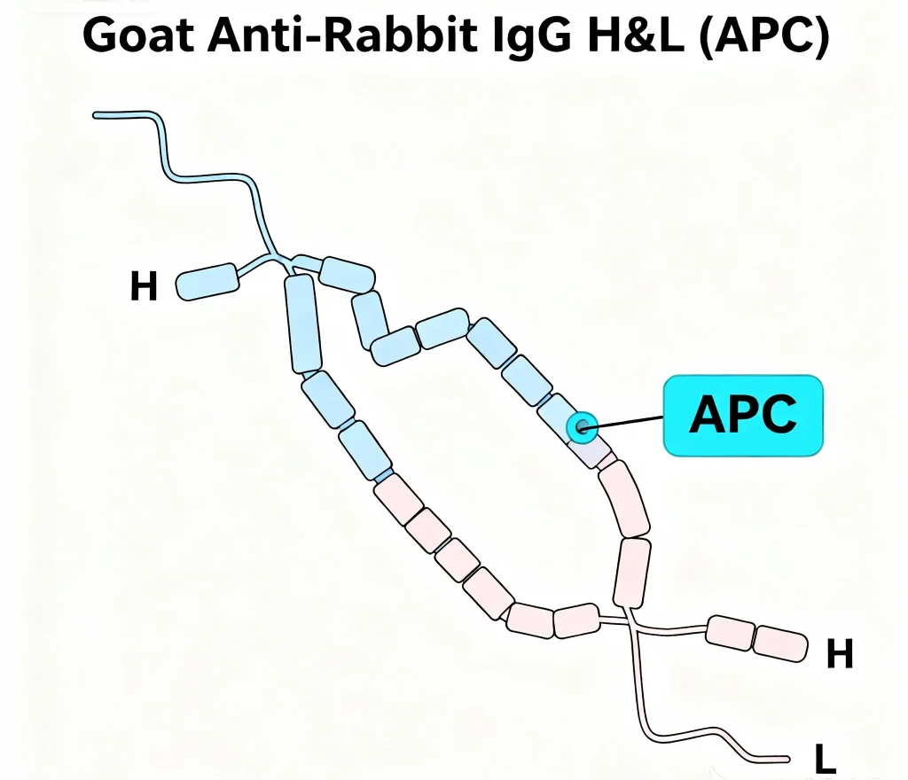 goat anti rabbit igg hl apc