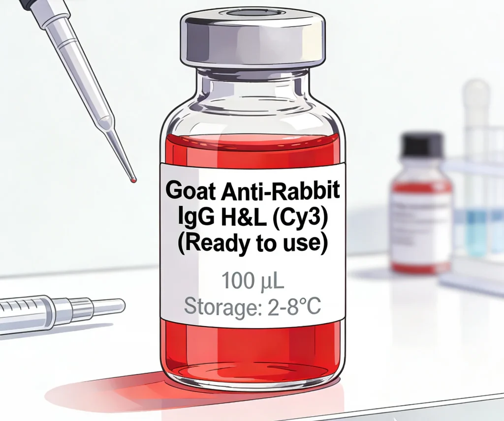 goat anti rabbit igg hl cy3 ready to