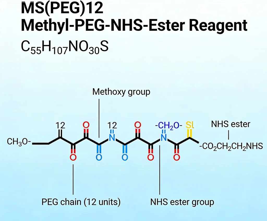 mspeg12 methyl peg nhs ester reagent