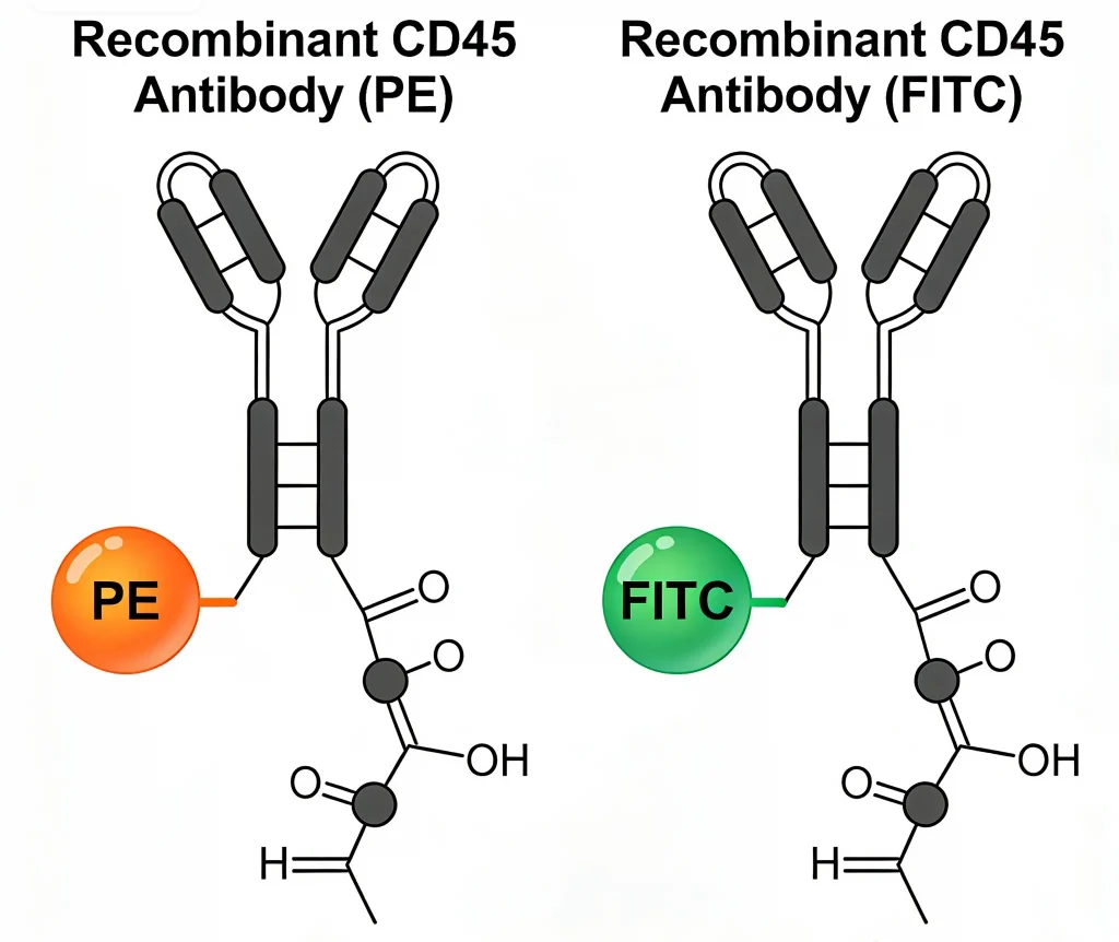 recombinant cd45 antibody pe recombi