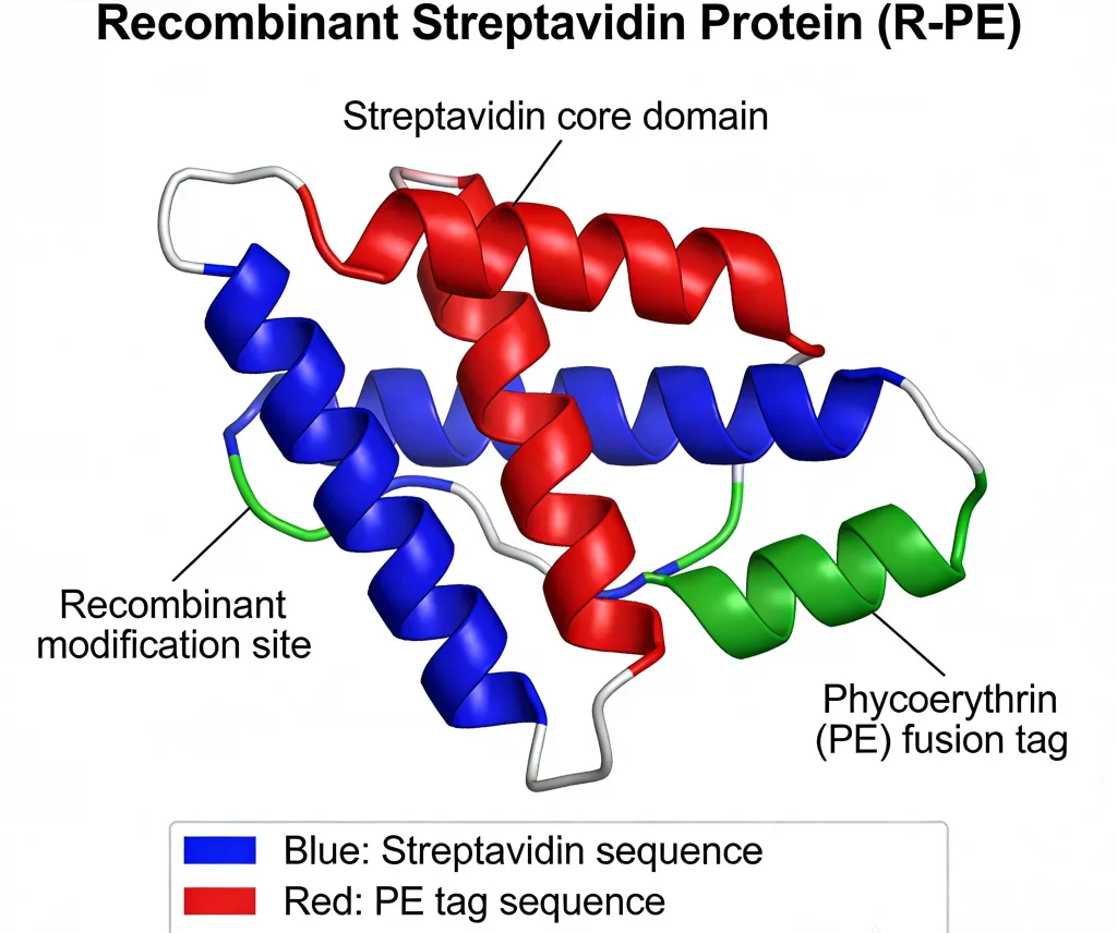 recombinant streptavidin protein r pe