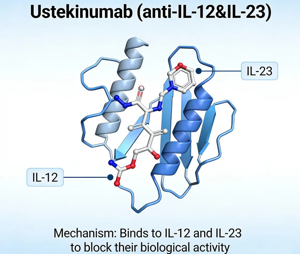 ustekinumab anti il 12il 23
