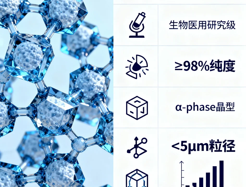 α 磷酸三钙，生物医用研究级，≥98，α phase， 5μm