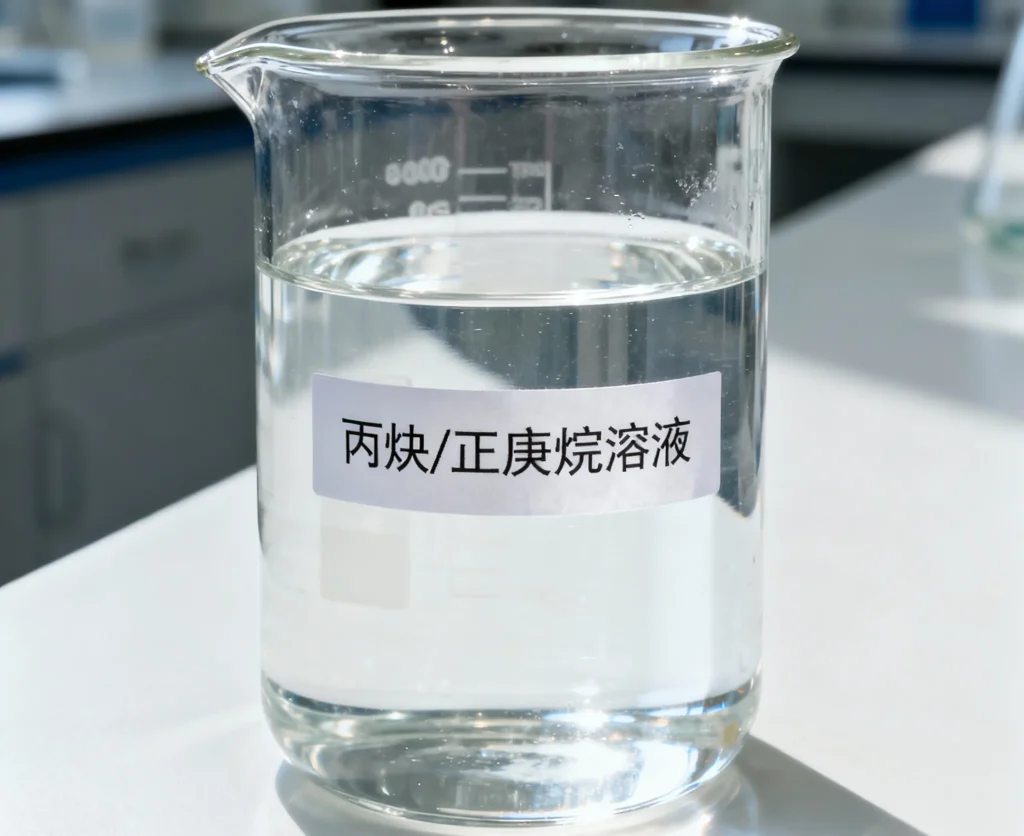 丙炔 正庚烷溶液