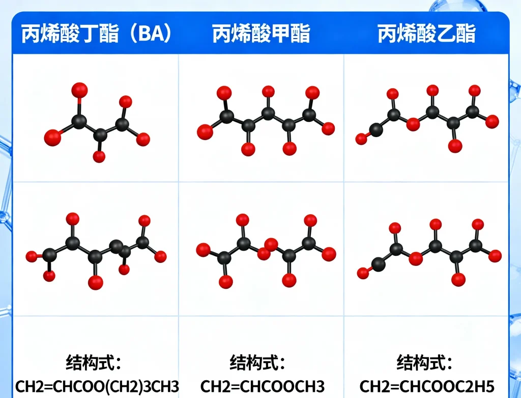 丙烯酸丁酯（ba） 丙烯酸甲酯 丙烯酸乙酯