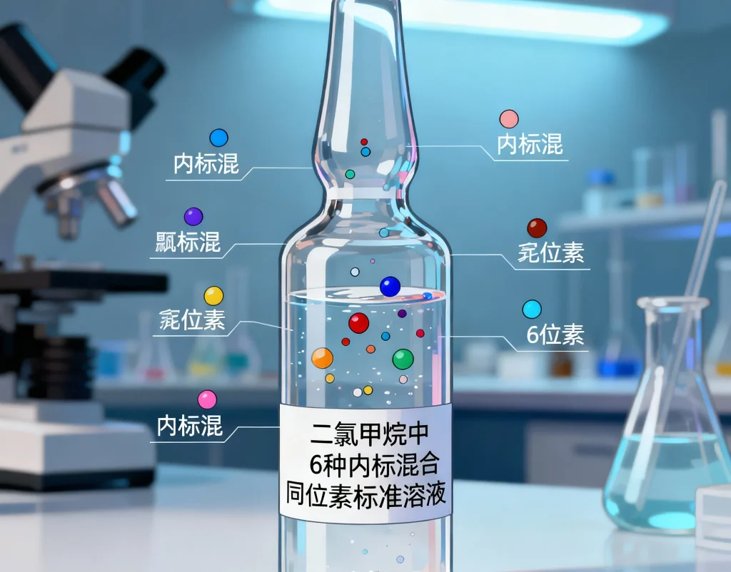 二氯甲烷中6种内标混合同位素标准溶液