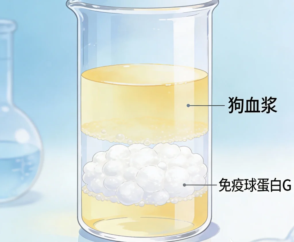 免疫球蛋白g，狗血浆