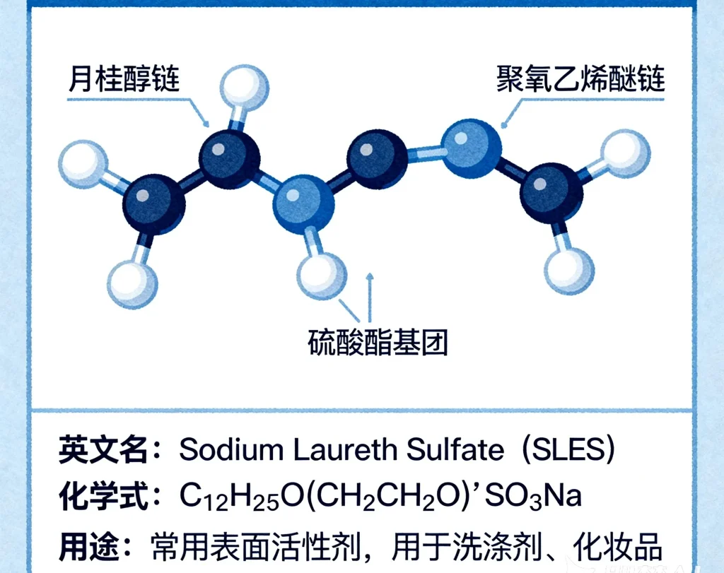 月桂醇聚氧乙烯醚硫酸钠