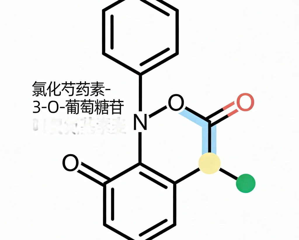 氯化芍药素 3 o 葡萄糖苷