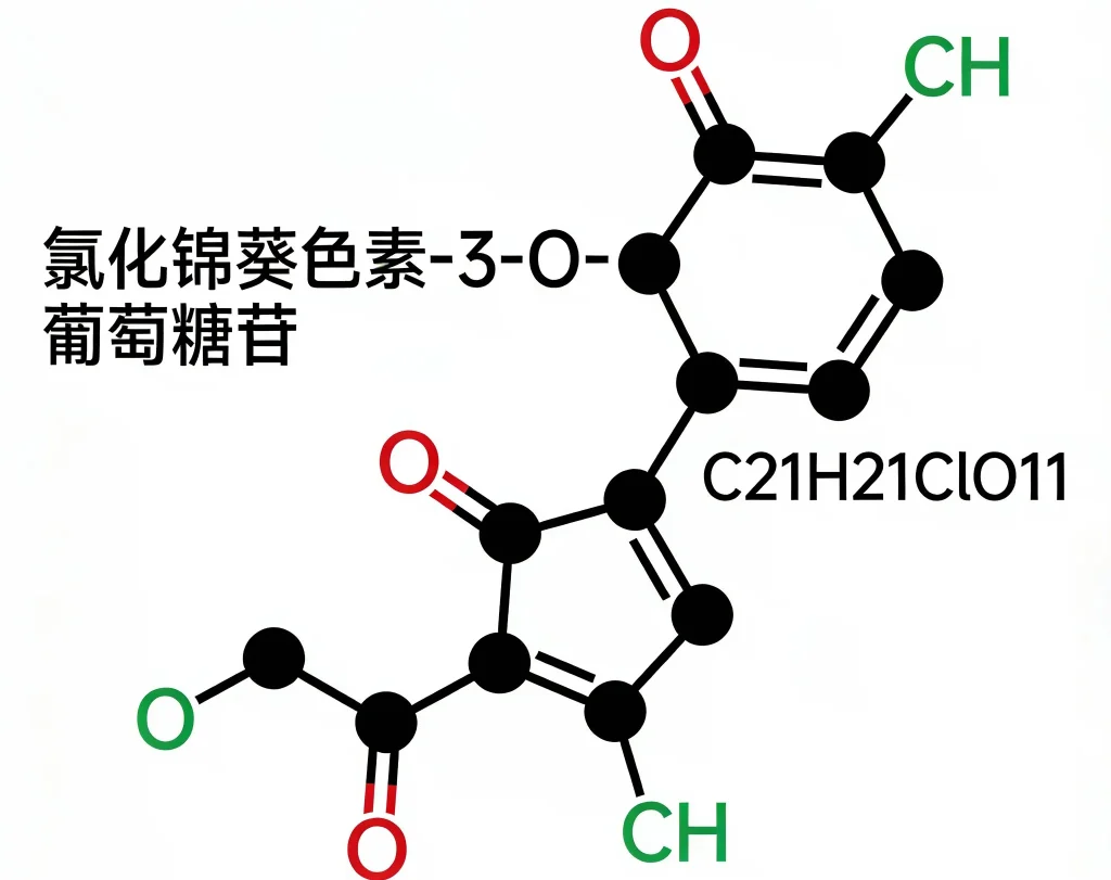氯化锦葵色素 3 o 葡萄糖苷