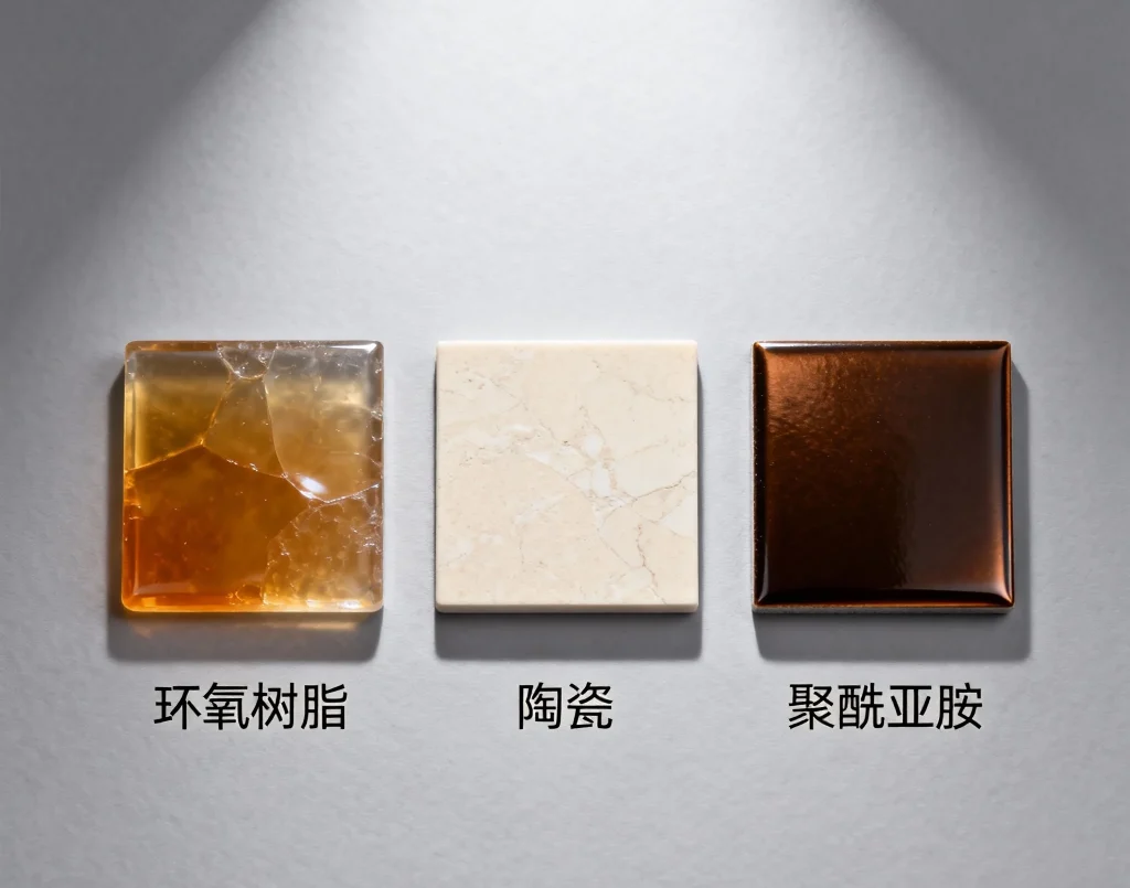 环氧树脂、陶瓷、聚酰亚胺