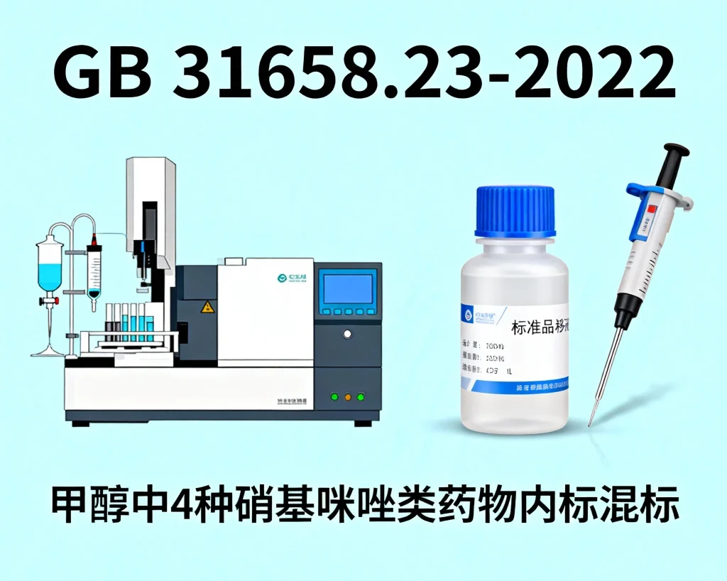 甲醇中4种硝基咪唑类药物内标混标 gb 31658.23 2022