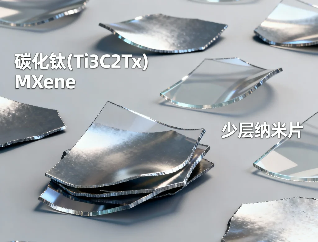 碳化钛ti3c2tx mxene少层纳米片，纯度96wt，片径1 10μm
