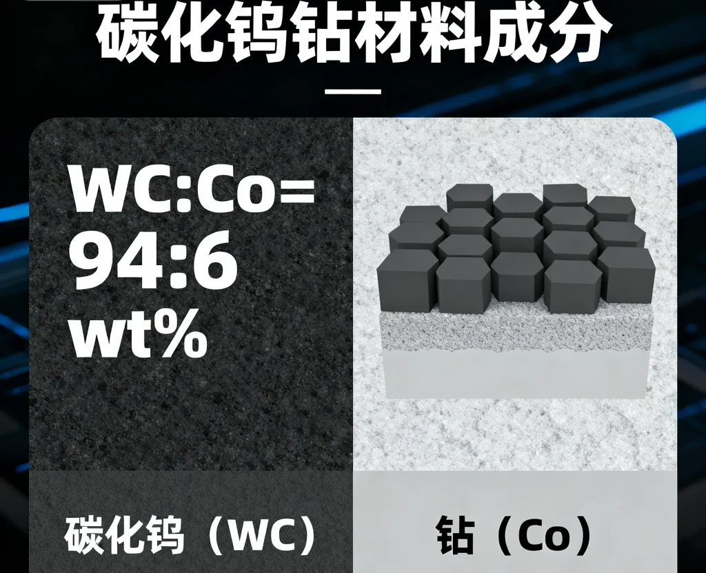 碳化钨钴，wc co94 6 wt