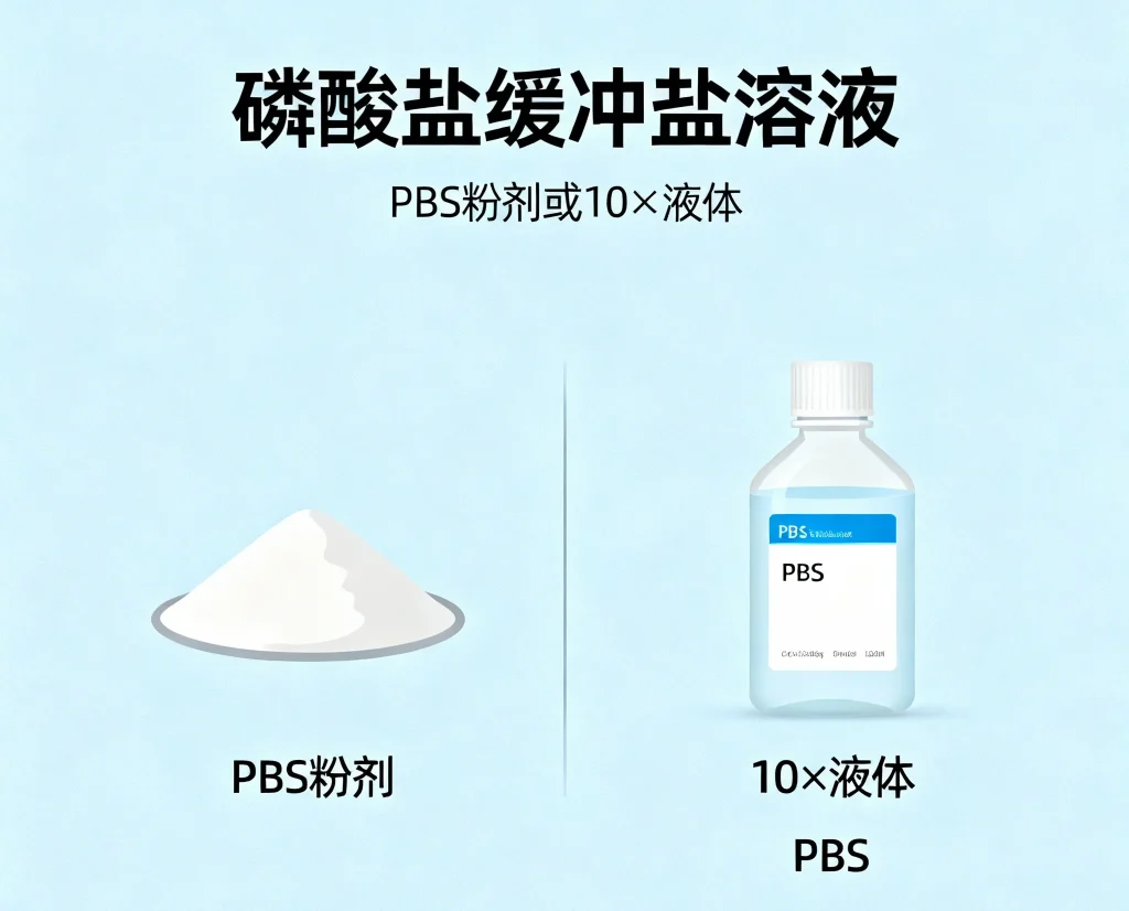 磷酸盐缓冲盐溶液 pbs 粉剂或10×液体
