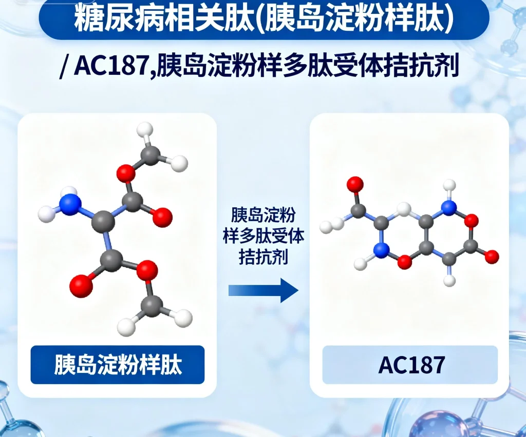 糖尿病相关肽胰岛淀粉样肽 ac187胰岛淀粉样多肽受体拮抗剂