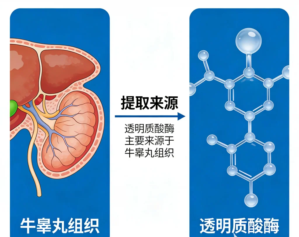 透明质酸酶 来源于牛睾丸